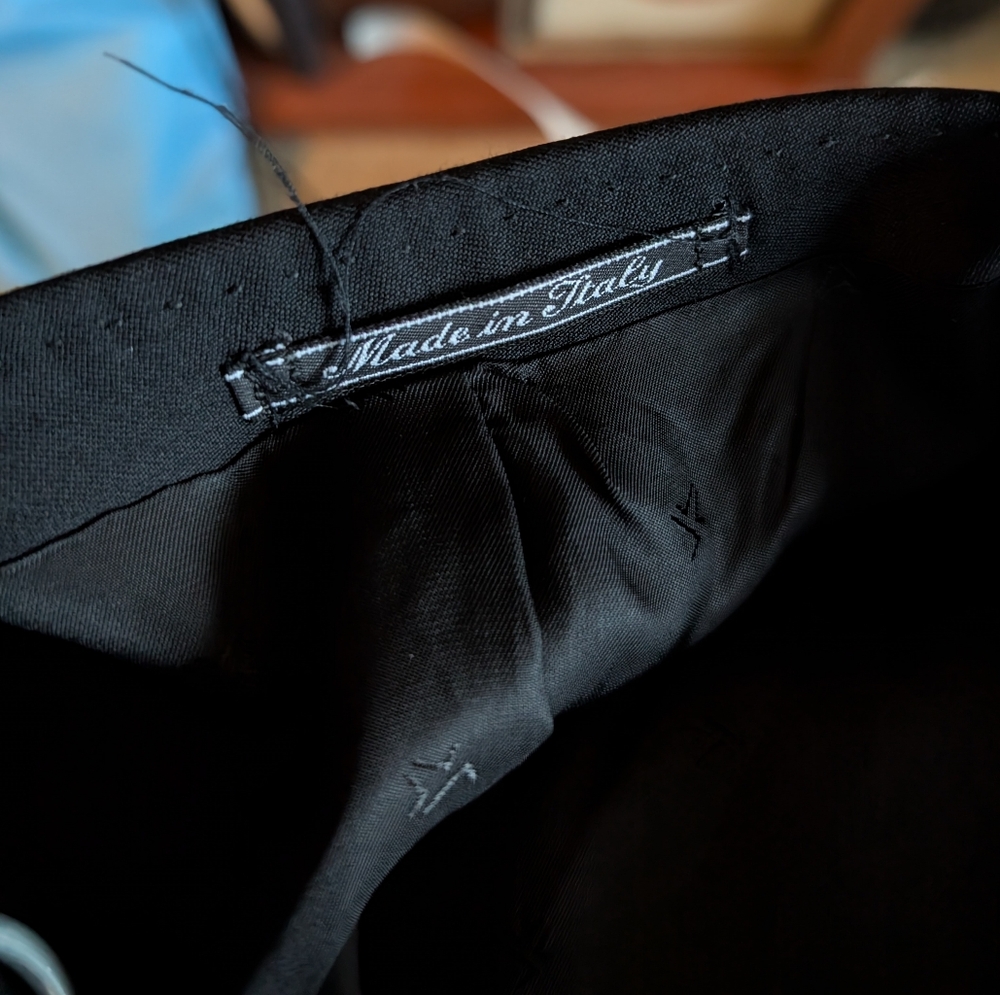 Lubiam Wool Made In Italy Black Full Tuxedo - Picture 4 of 16